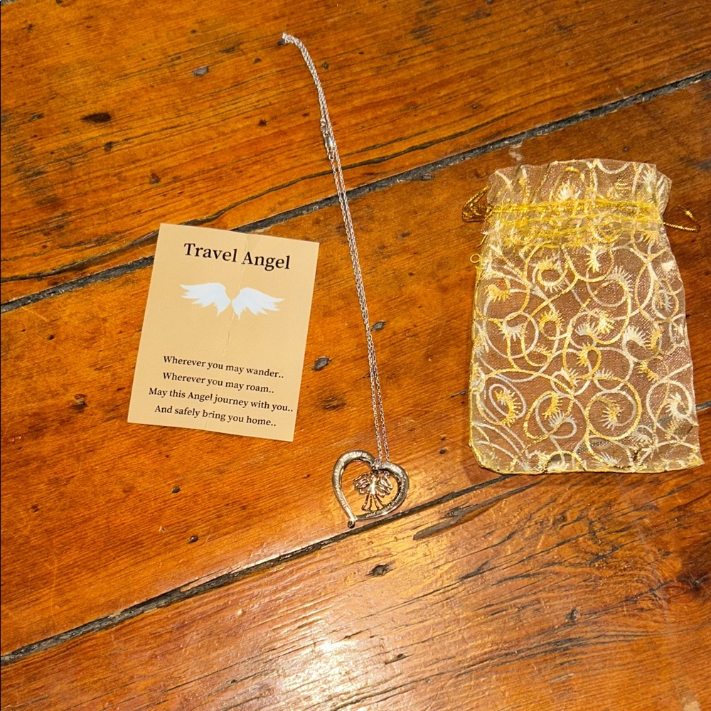 NWT Travel Angel Necklace for Granddaughter